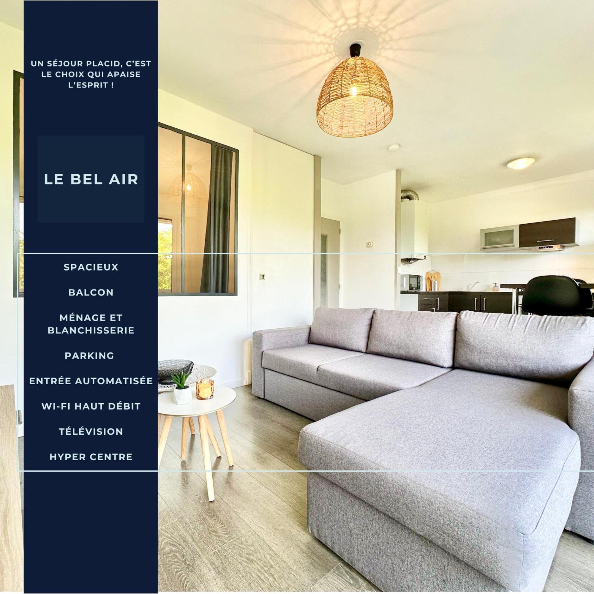 Le Bel Air - Coeur De Ville - Parking & Balcon Mont-de-Marsan Luaran gambar